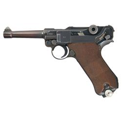 Mauser 1937 Production "S/42" Code Luger Pistol with Holster