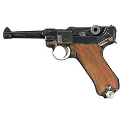 DWM Nazi Rework Luger Pistol