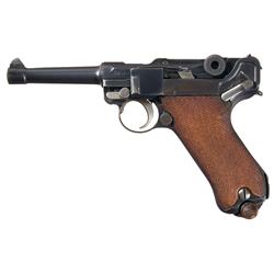 DWM Model 1920 Police Rework Luger Pistol