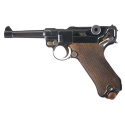 Excellent DWM Model 1920 Commercial Luger Semi-Automatic Pistol