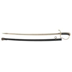Imperial German Officer's Sword with Regimentally Etched Blade