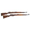 Image 1 : Two Mauser 98K Bolt Action Rifles -A) WWII byf 42 Code German 98K Mauser Rifle  B) WWII byf 42 Code 