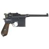 Image 3 : Mauser Model 1896 Broomhandle Pistol with Correct Style Reproduction Stock