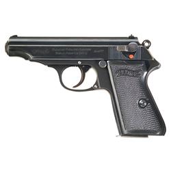 Excellent WWII Walther Model PP Semi-Automatic Pistol