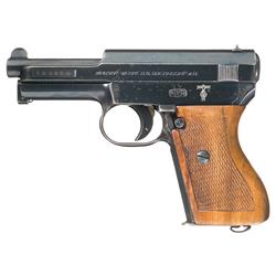 Scarce Nazi Navy Marked Mauser Model 1934 Semi-Automatic Pistol with Naval Holster