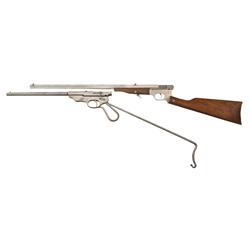 Two Quackenbush Rifles -A) Quackenbush Single Shot Breech loading Rifle  B) Quackenbush Single Shot 