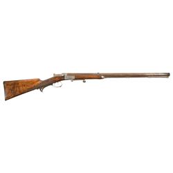 Engraved Needle Fire Single Shot Rifle