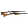 Image 1 : Two Slide Action Shotguns -A) Engraved Gold Inlaid Winchester Model 12 Limited Edition Slide Action 