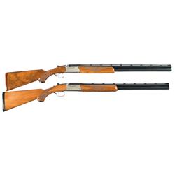 Two Ruger Red Label Shotguns -A) Ruger Red Label 12 Gauge Over Under Hammerless Shotgun  B) Ruger Re