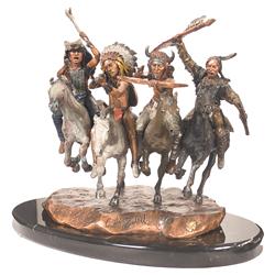 Native American Sculpture by Christopher Pardell