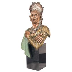 Native American Sculpture by Christopher Pardell