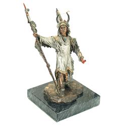 Native American Sculpture by Christopher Pardell