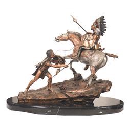Native American Sculpture by Christopher Pardell
