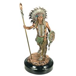 Native American Sculpture by Christopher Pardell