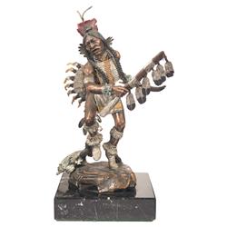Native American Sculpture by Christopher Pardell