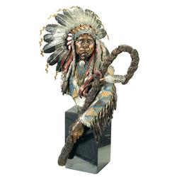 Native American Sculpture by Christopher Pardell