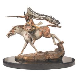 Native American Sculpture by Christopher Pardell