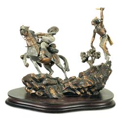 Native American Sculpture by Christopher Pardell
