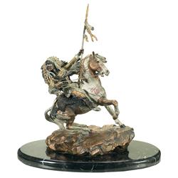 Native American Sculpture by Christopher Pardell