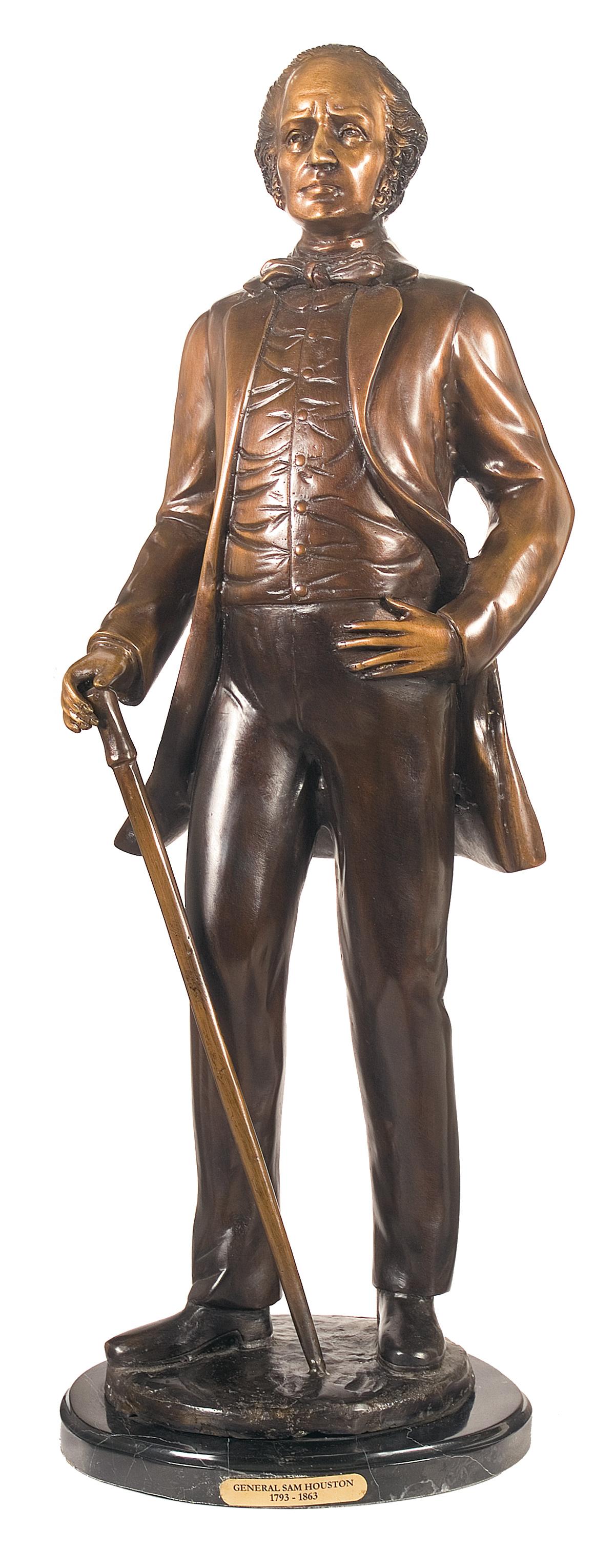 Bronze Statue of Sam Houston