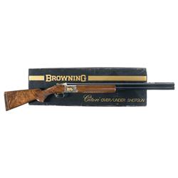 Engraved Gold Inlaid Browning Grade VI Citori Superposed Shotgun with Box