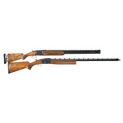 Two Browning Shotgun Set -A) Belgian Browning Superposed Over Under Shotgun  B) Browning Model BT-99