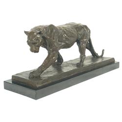 Bronze Sculpture of Large Cat