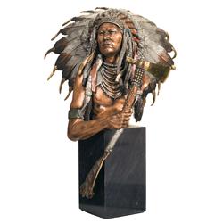 Native American Sculpture by Christopher Pardell