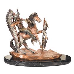 Native American Sculpture by Christopher Pardell