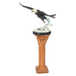 Halcyon Bald Eagle in Flight Bronze by Ramieri