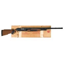Winchester Model 12 Trap Slide Action Shotgun with Scarce Hydro-Coil Stock, Box and Papers