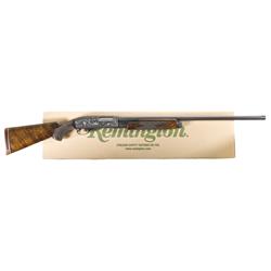 Custom Engraved Remington Model 870 Wingmaster Slide Action Shotgun with Box