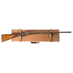 W. Griffiths Side by Side Back Action Hammer Under lever Shotgun with Takedown Case