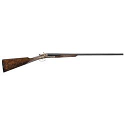Engraved W.R. Leeson Side by Side 28 Gauge Shotgun