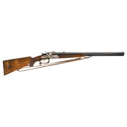 Engraved J.P. Sauer Drilling with Ammunition
