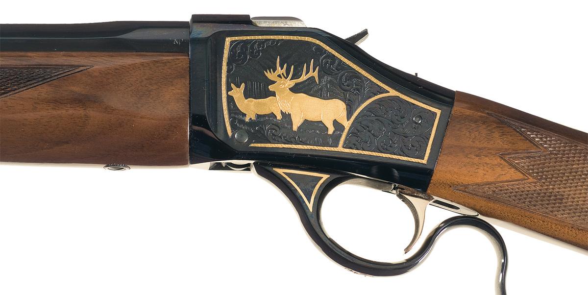 Engraved Browning Model 1885 Friends of NRA Commemorative High Wall