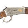 Image 3 : Engraved Gold Inlaid High Grade Browning Model 65 Lever Action Rifle
