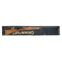 Engraved Gold Inlaid Browning A-Bolt High Grade Bolt Action Rifle with Original Box