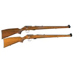 Two Anschutz Bolt Action Rifles -A) Anschutz Model 1418 Bolt Action Rifle  B) Anschutz Model 1518 Bo