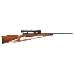 Weatherby Mark V Bolt Action Rifle with Kahles Scope and Sling 270 Magnum Caliber