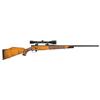 Image 1 : Weatherby Vanguard Bolt Action Rifle with Fancy Carved Stock and Scope
