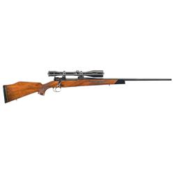 Weatherby Bolt Action Rifle in 300 Magnum with Scope