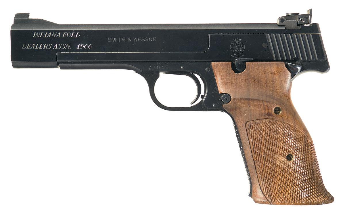 Model 46 Smith & Wesson Model 46 Target Pistol, Documented Indiana State Police ...