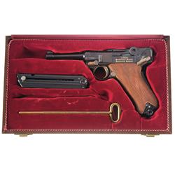 Cased Mauser 70th Year Parabellum Luger Semi-Automatic Pistol