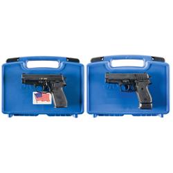 Two Sig Sauer Semi-Automatic Pistols -A) Sig Sauer Model P229 Semi-Automatic Pistol with Case  B) Si
