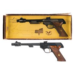 Consecutively Numbered Pair of Indiana State Police Property Supermatic Citation Target Pistols -A) 