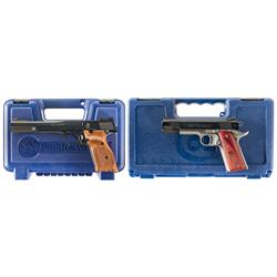 Two Semi-Automatic Pistols -A) Smith & Wesson Model 41 Semi-Automatic Pistol with Case  B) Colt Comb