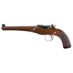 Extremely Rare Tompkins Varsity Model Single Shot Hinge Lock Pistol
