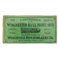 Sealed Box of 44 Caliber Cartridges for a Winchester Model 1873 Rifle