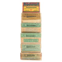Six Various Boxes of Vintage Rifle Cartridges